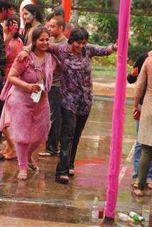 Ekta Kapoor and Kiran Bawa's Holi Party at Versova