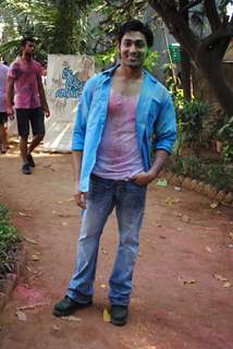 Ruslaan Mumtaaz at Ekta Kapoor, Sanjay Gupta and Kiran Bawa's Holi Party at Versova