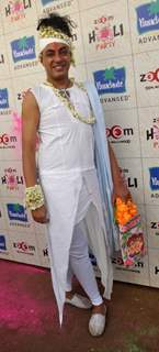 Rohit Verma at Zoom Holi Party in Tulip star