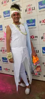 Rohit Verma at Zoom Holi Party in Tulip star