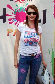 Claudia Ciesla at Zoom Holi Party in Tulip star