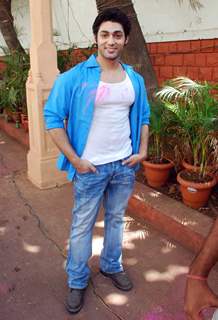 Ruslaan Mumtaz at Zoom Holi Party in Tulip star