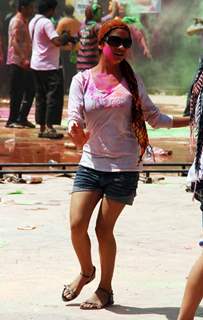 Celebs at Zoom Holi Party in Tulip star