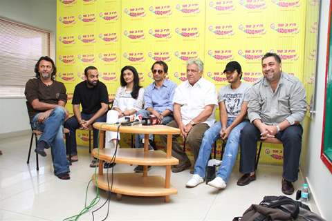 Cast and crew at Radio Mirchi premiere the music of movie 'Teen Thay Bhai'