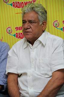 Om Puri at Radio Mirchi premiere the music of movie 'Teen Thay Bhai'