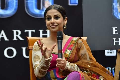 Vidya Balan at WWF World Earth Hour event at ITC Grand Maratha, Mumbai. .