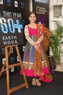 Vidya Balan at WWF World Earth Hour event at ITC Grand Maratha, Mumbai. .