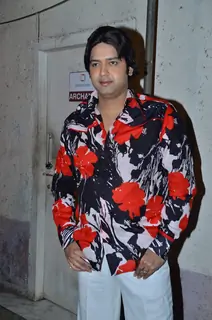 Rahul Mahajan on the set of Comedy Circus. .
