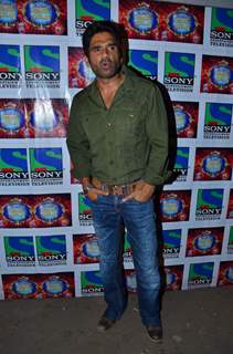 Sunil Shetty on the set of Comedy Circus. .
