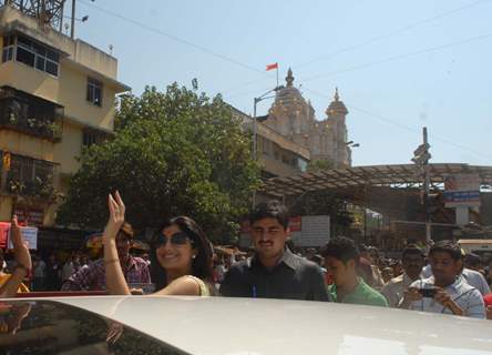 Shilpa Shetty snapped at Siddhivinayak Temple