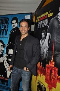 Tusshar Kapoor at Upcoming film 'Shor In The City' First look and Poster released