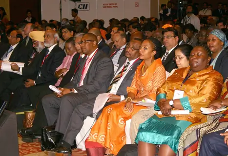 Delegates at the inauguration of ''7th CII-Exim Bank Conclave on India Africa Project Partnership 2011