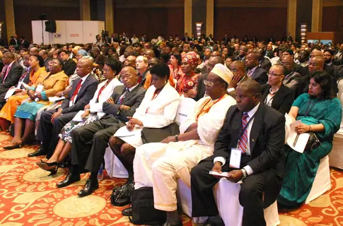 Delegates at the inauguration of ''7th CII-Exim Bank Conclave on India Africa Project Partnership 2011