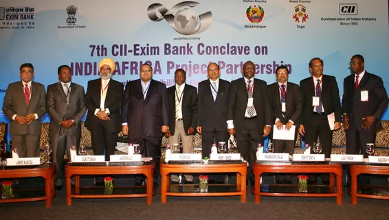 Speakers at the panel discussion ''Financial Linkages between India & Africa:Framework for Participative Growth