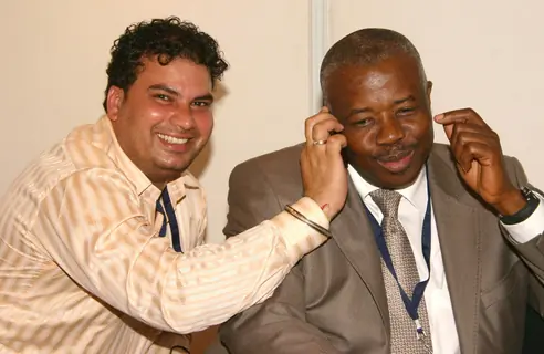Delegates at the exhibition area during the  ''7th CII-Exim Bank Conclave on India Africa Project Partnership 2011