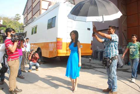 Amrita Rao at Love U... Mr. Kalakaar! Promo Shoot in Filmcity