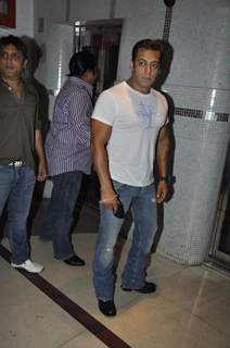 Salman Khan at Nikhil Dwivedi wedding Reception party. .