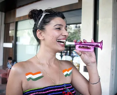 Mink Brar at E24 Cricket Bash in Andheri