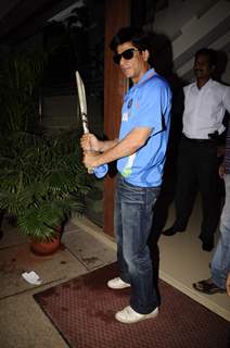 Shahrukh Khan's cricket screening at Mannat