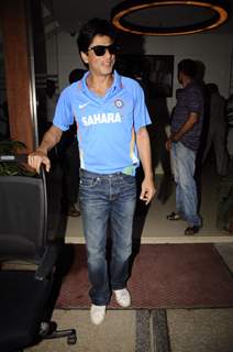 Shahrukh Khan's cricket screening at Mannat