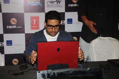 Abhishek Bachchan at Zapak.com Game film event at Novotel