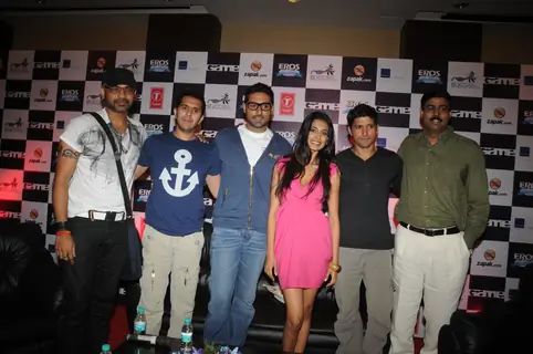 Cast and Crew at Zapak.com Game film event at Novotel