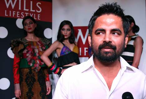 Models at the Wills Lifestyle Grand Finale collection preview by designer Sabyasachi in New Delhi on Mon 5 April 2011. .