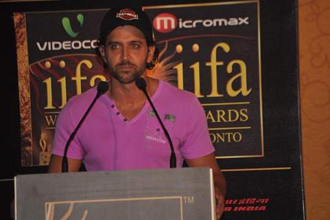 Hrithik Roshan at IIFA Awards nomination in Toronto, Ontario, Canada