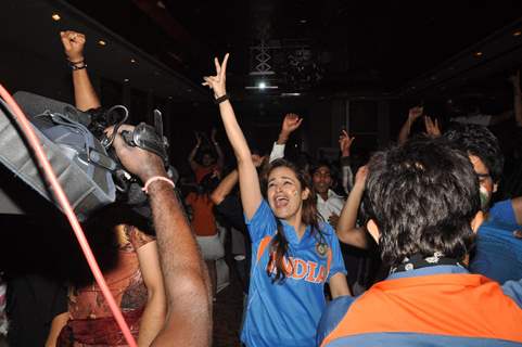 Yuvika Choudhary at Odyssey corp. Ltd. celebrates grand celebration of World cup 2011 at Novotal