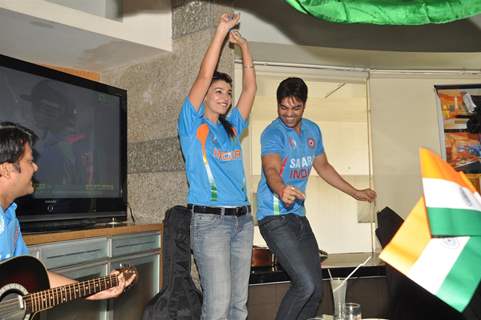 Mink Brar celebrate World Cup Final 2011 at Peninsula hotel