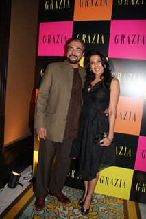 Kabir and Pooja Bedi at Grazia Magazine 3rd Anniversary in style