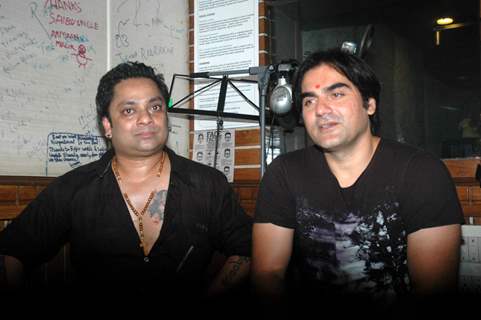 Arbaaz Khan at Joshua Inc studio to promote aninamtion film