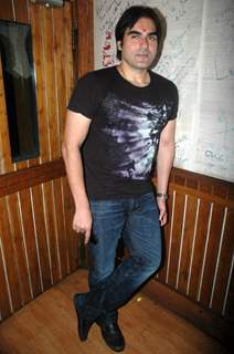 Arbaaz Khan at Joshua Inc studio to promote aninamtion film