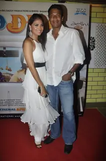 Lara Dutta and Mahesh Bhupathi at Music Launch of Chalo Dilli.  .