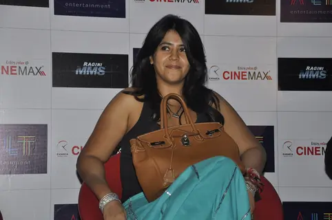 Ekta Kapoor at The first look launch of Ragini MMS at Cinemax, Mumbai