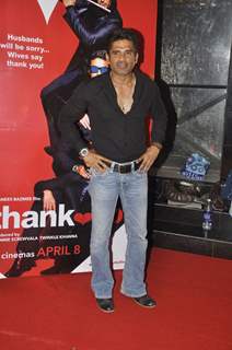 Sunil Shetty at Premiere of Thank you at Chandan, Juhu, Mumbai. .