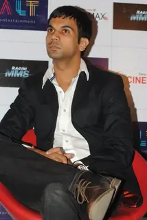 Raj Kumar Yadav at first look launch of Ragini MMS at Cinemax, Mumbai