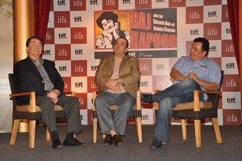 Rishi, Randhir & Rajiv at IIFA-Raj Kapoor event at JW Marriott, Juhu, Mumbai