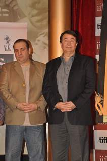 Randhir & Rajiv Kapoor at IIFA-Raj Kapoor event at JW Marriott, Juhu, Mumbai