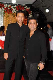 Anees Bazmee with Irrfan Khan at Premiere of Thank You movie at Chandan, Juhu, Mumbai