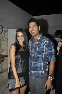Neha Dhupia lockers bash for Yuvraj Singh's World Cup Success at Olive, Mahalakshmi in Mumbai