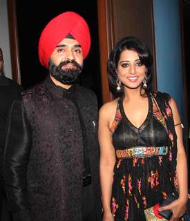 Charan Singh Sapra with Mahi Gill at Baisakhi Di Raat celebration by Punjab cultural