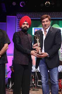 Charan Singh Sapra and Sunny Deol at Baisakhi Di Raat celebration by Punjab cultural