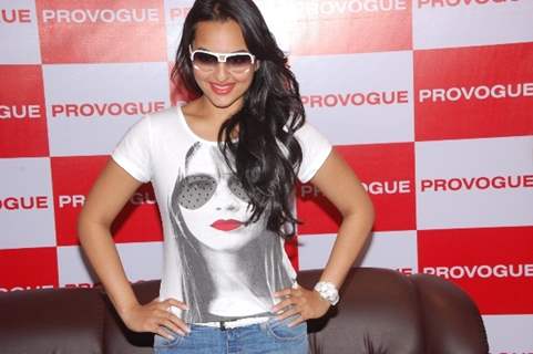 Sonakshi Sinha launches the new store of Provogue at A S Rao Nagar,Hyderabad