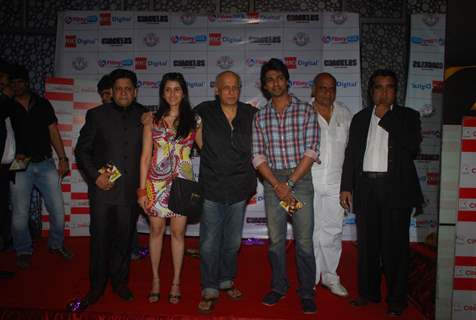 Mahesh Bhatt & Smily Suri at Crackers music launch at Juhu