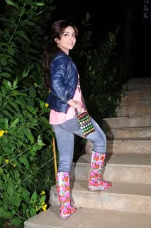 Soha Ali Khan on the sets of Soundtrack at Bandra, Mumbai