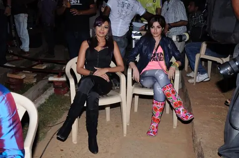 Soha Ali Khan on the sets of Soundtrack at Bandra, Mumbai