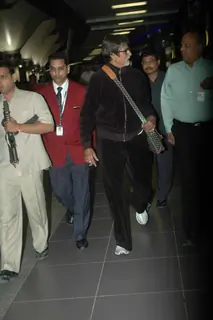 Amitabh Bachchan returns from Poland visit