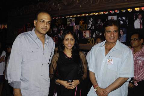 Ashutosh Gowariker and Raj Babbar Ekjute Theatre 30th year celebrations at Prithvi, Juhu. .