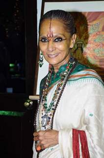 Guest at Lina Tipnis & Anupama's Indian Spiritual Art dinner at The Indigo Terrace and Lounge